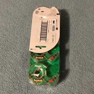 NWOT 3M Scotch Magic Tape (2 Pack) 6 Packs (12 rolls total)